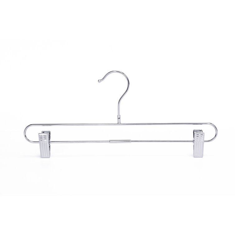 Quality Hangers Metal Hangers With Clips | Wayfair