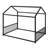 Easy-Assembly Montessori Bed Featuring Playful House Outline-702494410-702494408
