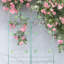 71 treillis de jardin en métal 71 po x 19,7 po, support de fleurs d'extérieur rouille, assemblage facile, fabrication, pour jasmin, concombre, vignes de pois, paquet de treillis 71 po x 19,7 po, plantes antirouille, structure, matinée