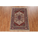 One-of-a-Kind 4' X 5'11" Wool Area Rug in