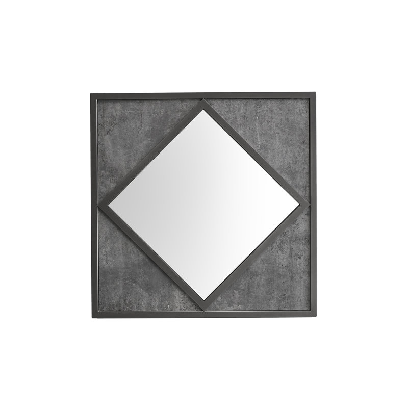 Strader Metal Flat Wall Mirror