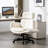 Cross Chair With 6 - Gear Adjustable , Wheels, And Lounge For Home Office Conference Room Comfort In Workplace Swivel Pattern, Wheels Upholstery Settings-207749725-207749726