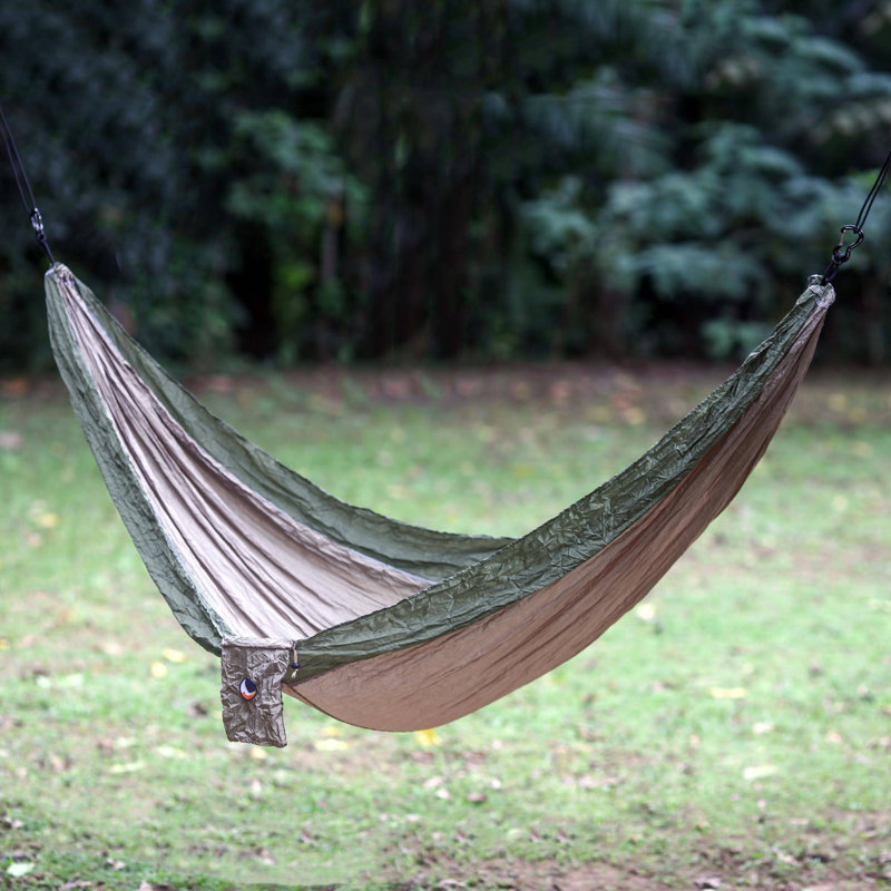 Hamac de camping Woodson, Bleu / turquoise, Simple