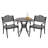 Outdoor 3-piece Cast Aluminum Bistro Set