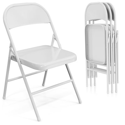 Patio Metal Folding Chair(Set Of 4)