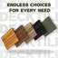 31cm L x 31cm W Solid Wood Interlocking Deck Deck Tile Kit-1636914629