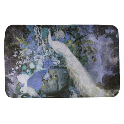 Tapis pour salle de bain Peacock