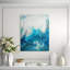 Flowing Blues Print by Samuel Kane-25801063-25801064