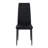5-Piece Round Dining Table Set For 4, Round Glass Dining Table & 4 Faux Leather Armless Dining Chairs, Modern Kitchen Table And Chairs Set For Dining Room, Apartment, Small Space-2116684099-2116684098