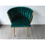 Ensemble de 2 chaises de salle à manger en velours Modern-760390786