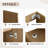 Nikayia 47.6'' Double Bathroom Vanity with Ceramic Top