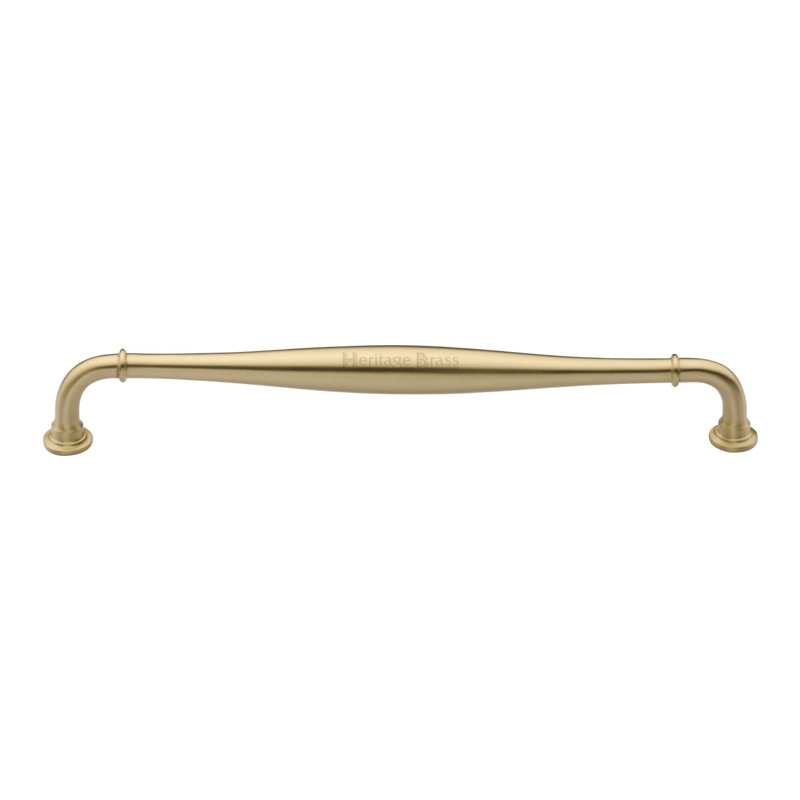 Heritage Brass Heritage Cabinet Pull Henley Traditional Design, Satin Brass, 222cm L x 19cm W