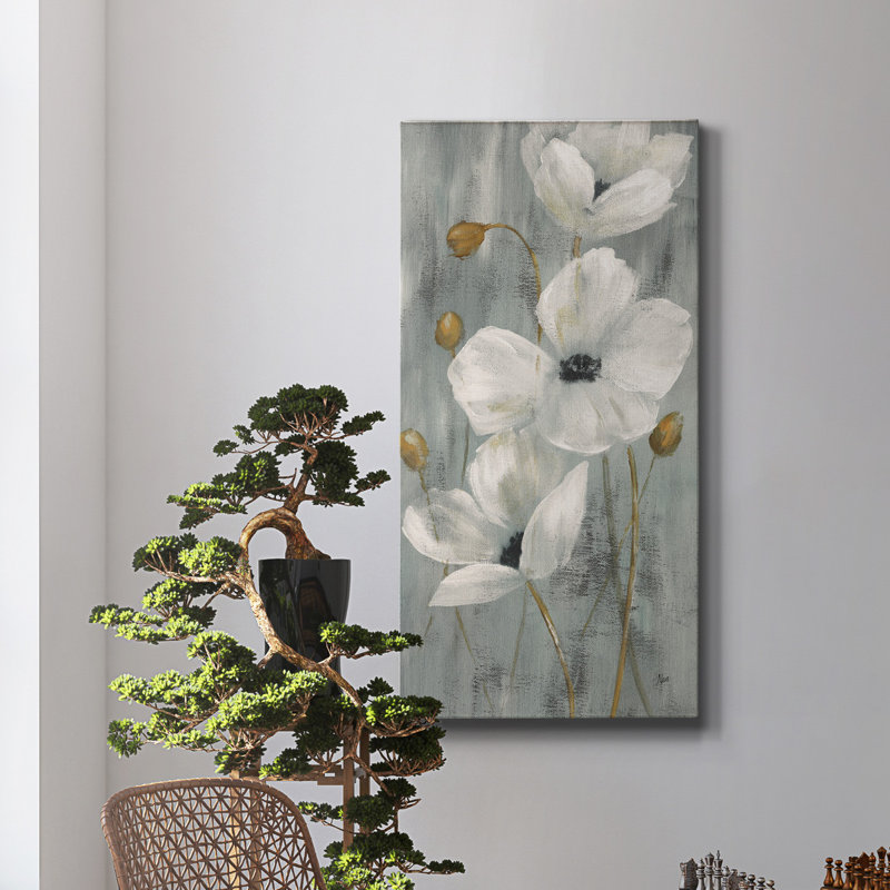Pearl Garden II - reproduction d'art sur toile tendue, H 24 po x l 12 po x P 1 po