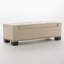 OTTOMAN DE RANGEMENT CHELSEA AVEC STUDS