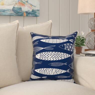 La Jolla Outdoor Striped Water Resistant Square Throw Pillows