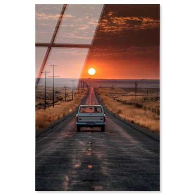 «Sunset Drive», reproduction d'art sur toile par Notoriart, 30 x 45