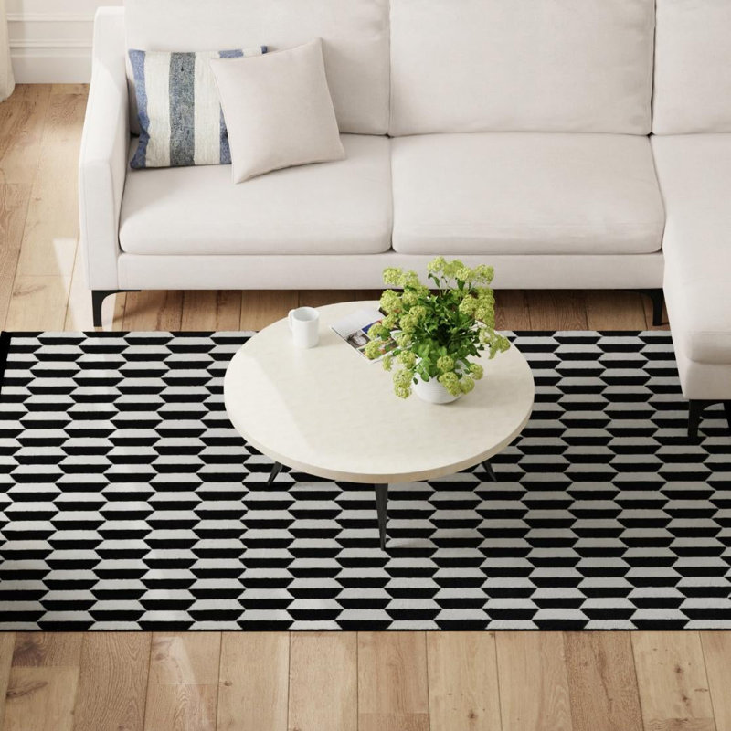 Lucerito Geometric Indoor Rug, Rectangle 6'1" x 9'