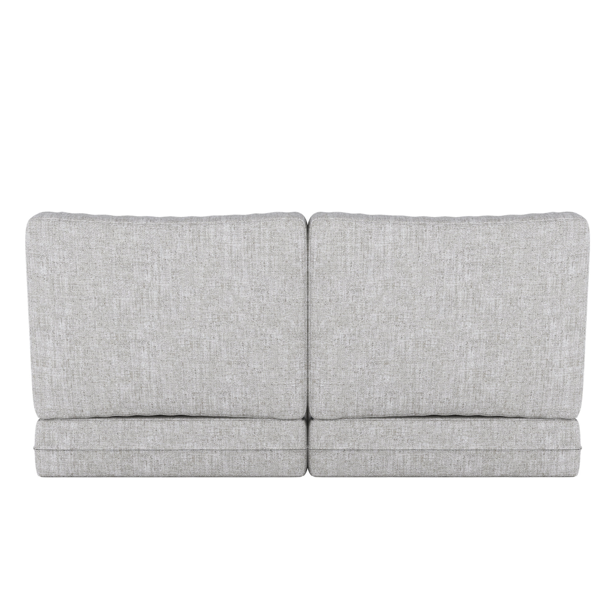 Sunbrella® Outdoor Loveseat Seat / Back Cushion, Canvas Granite Sunbrella® Canvas