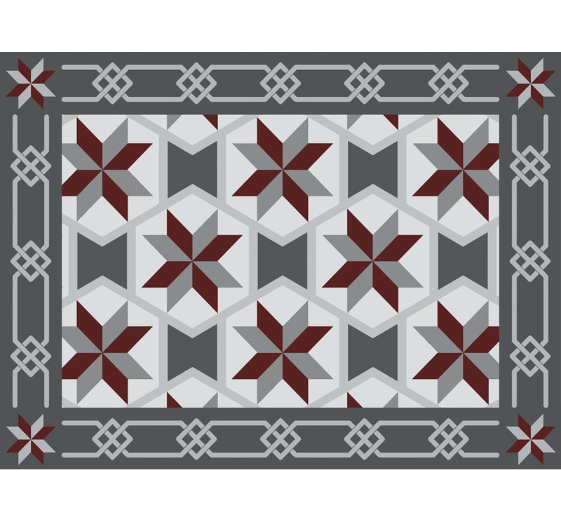 Knott Vinyl Abstract Rectangle Placemat
