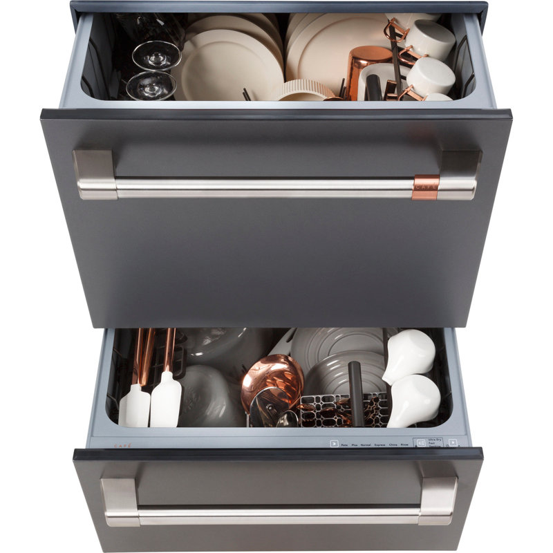 24" 49 dBA Built-In Digital Control Dishwasher, Matte Black