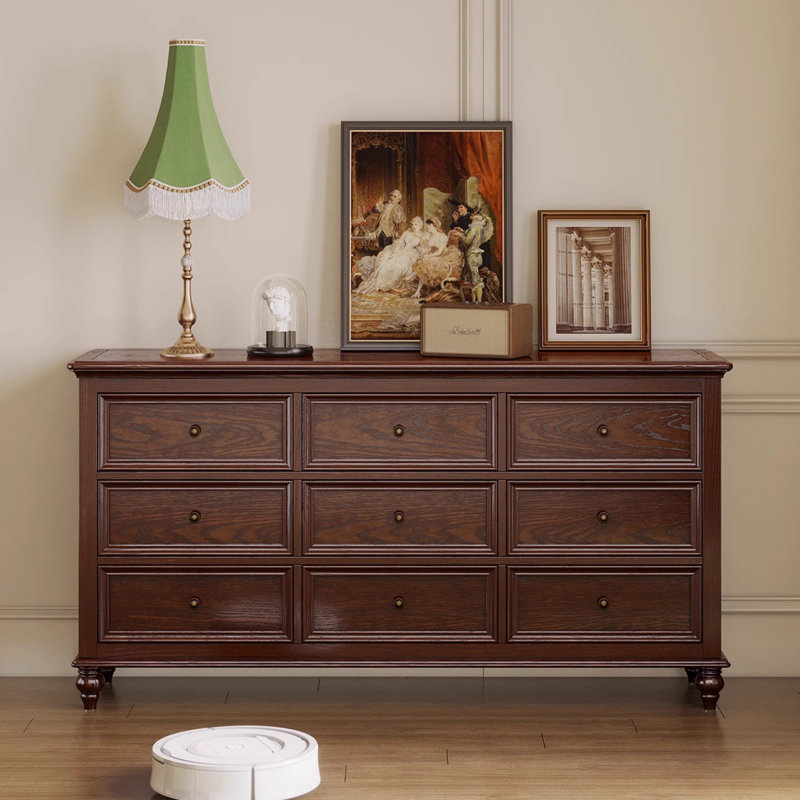 Walnut Solid Wood Rectangular Dressers & Chests