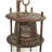 19.05'' H Wood Tabletop Lantern