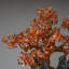 Genuine Carnelian Gemstone Bonsai Tree in Square Ceramic Pot (15")