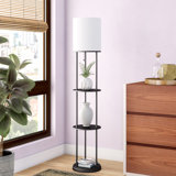 Senne 57.5'' Matte Black Floor Lamp