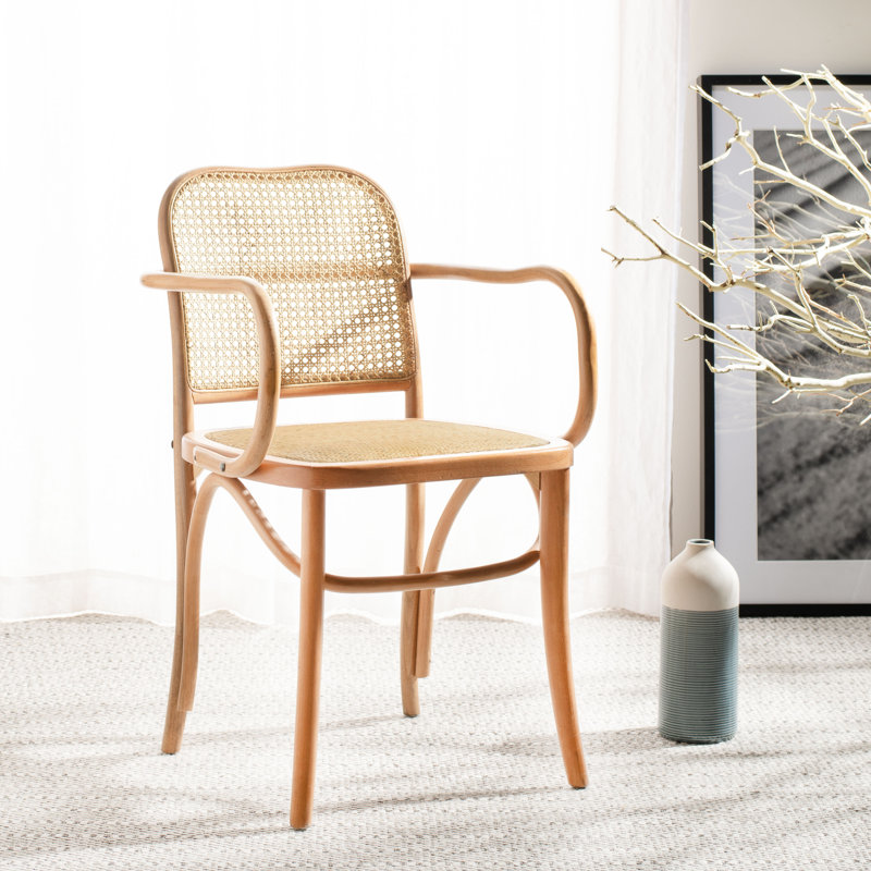 Fauteuil avec accoudoirs Sarianna, Beige