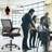 Ergonomic Office Chair Home Desk Chair Task Mesh Computer Chair Gaming With Back Lumbar Support Armrest Modern Swivel Modern Adjustable Rolling Executive Mesh Chair For Women Men (Black)