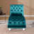 Velours bleu sarcelle