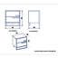 Mario 50cm W Bedside Table-541621394