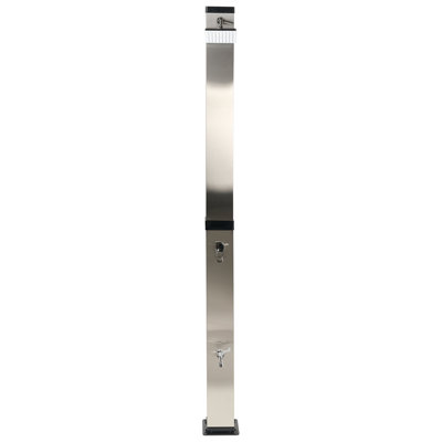 BUENOS 217 cm H Solar Powered Temperature Controlled Stainless Steel Free Standing