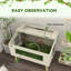 29 Gallon Reptile Tank With Air Flow System - Proper Ventilation Terrarium Customizable Layout For Enthusiasts