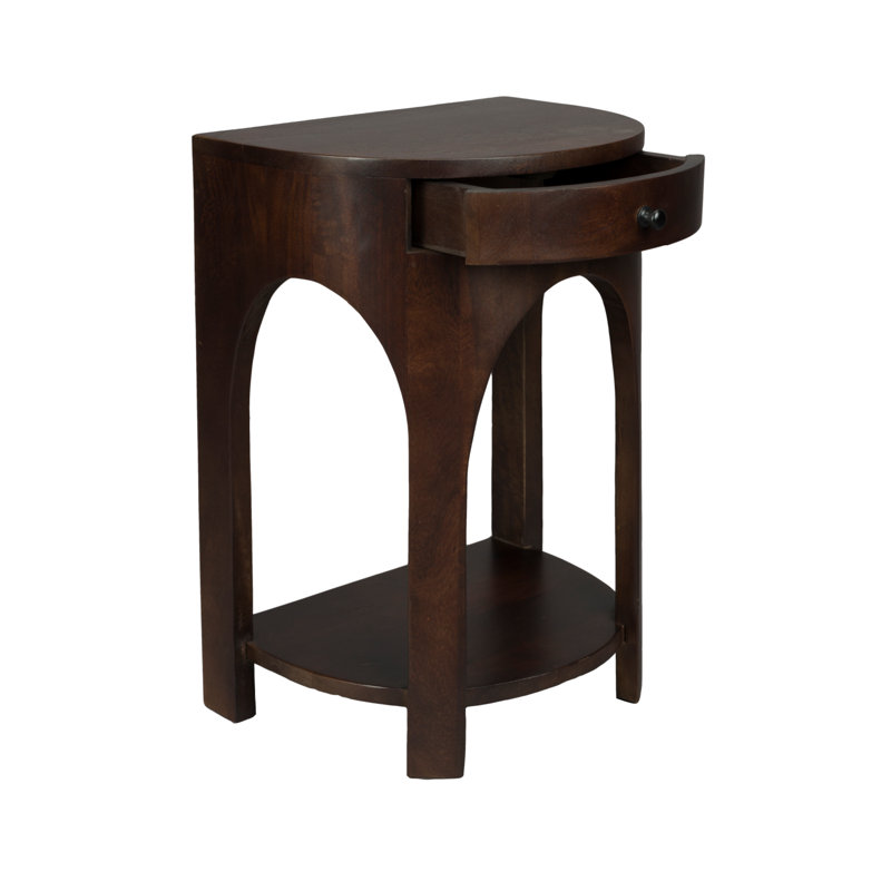 Solid Wood End Table