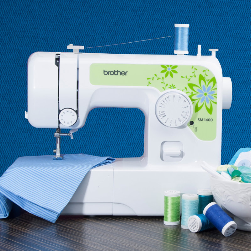 Brother SM1400 Portable White Computerized Sewing Machine