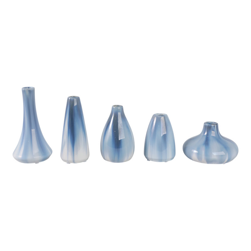 Gresham Handmade Stoneware Table Vase, Blue