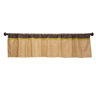 Disney Cotton Blend Animal Print Tailored Window Valance