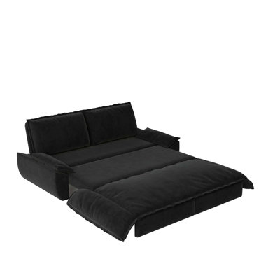 73.2" Queen Pull Out Sofa Bed,3-in-1 Convertible Sleeper Sofa,Multi-Functional Velvet Loveseat Bed