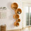 Sam's Pets Simba Circle Haven   Wall Hung Cat Tree In Brown