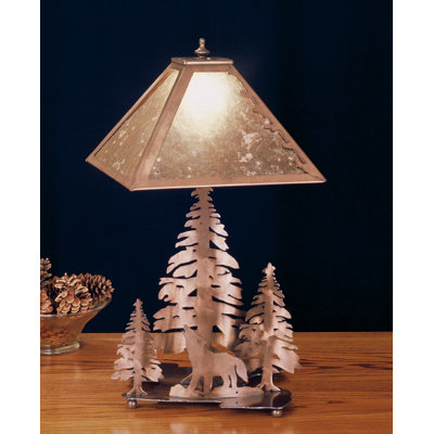 Rustic Lodge Novelty Lamp
