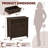 Walnut 3-Drawer Modern Fluted Cabinet - Multi- End Table and Storage Organizer for Bedroom. Living Room or Hallway-36273625