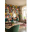 Papier peint géométrique à motif géométrique
