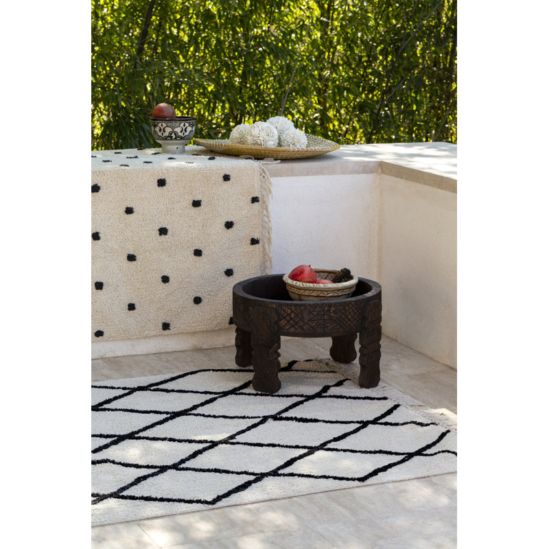 Adda Moroccan Hand Woven Area Rug, Rectangle 120 x 180cm