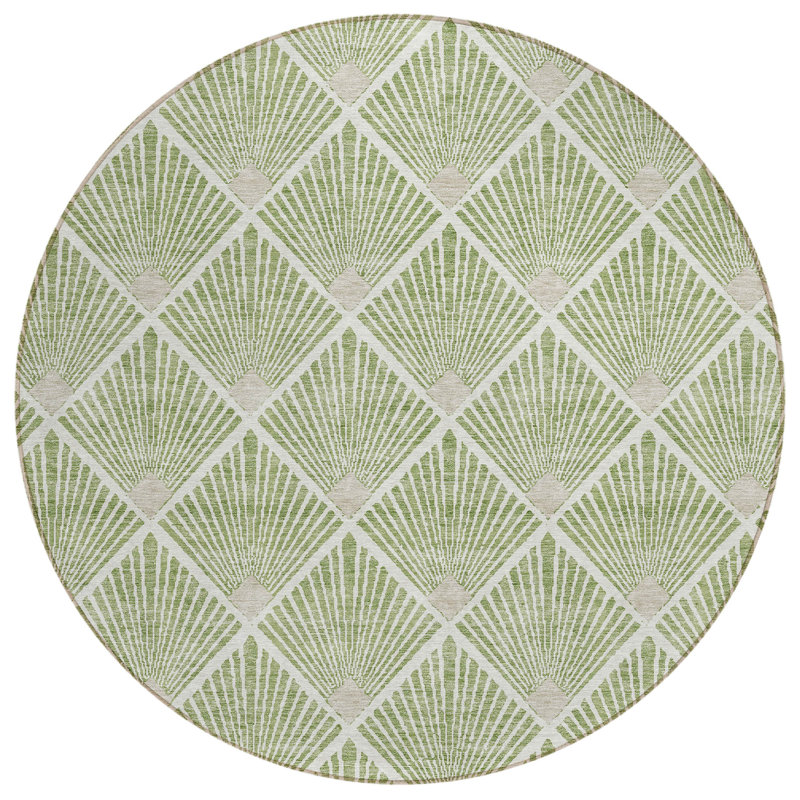 Tapis intérieur / extérieur Maliana, Rond 8 pi