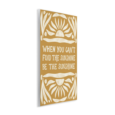 Art mural Boho Be The Sunshine par Amanda Houston