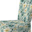 Chaise d'appoint rembourrée en velours Vintage Romance Green Marvel Blooms - Velours