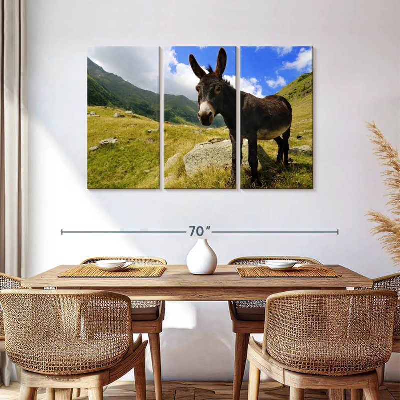 Brampt Wild Donkey, 36" H x 57" W