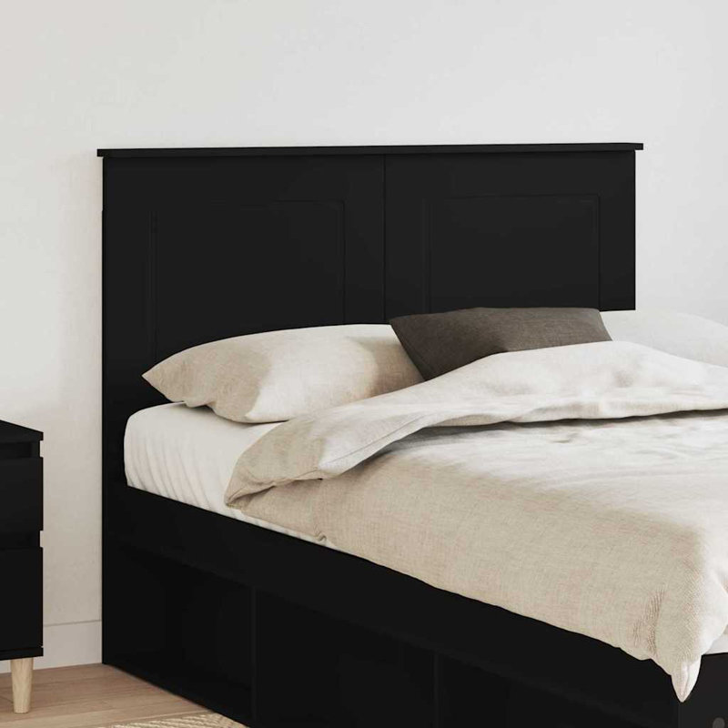Headboard, EU Double - 135 x 200 cm, Black Oak