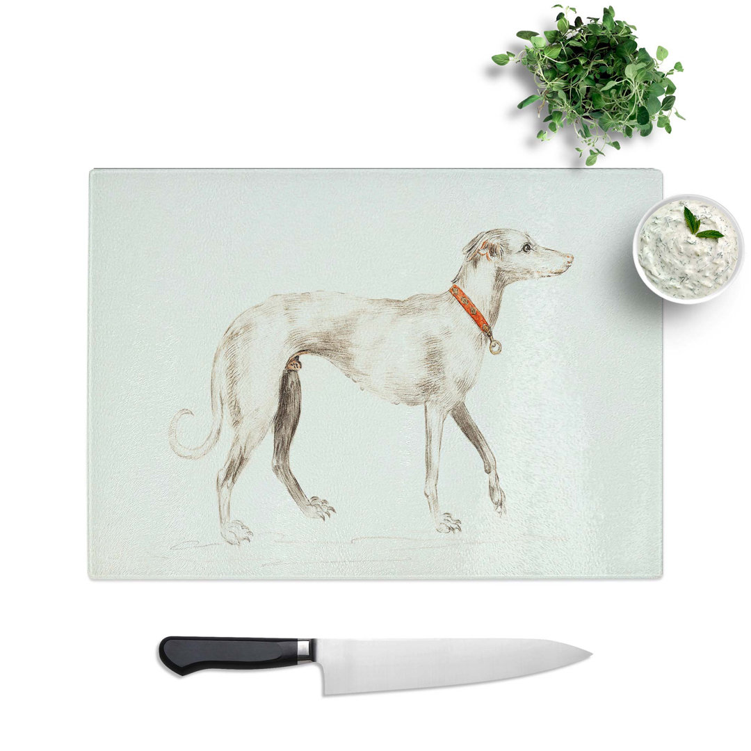 Glass Greyhound by A.B. De Boodt Chopping Board